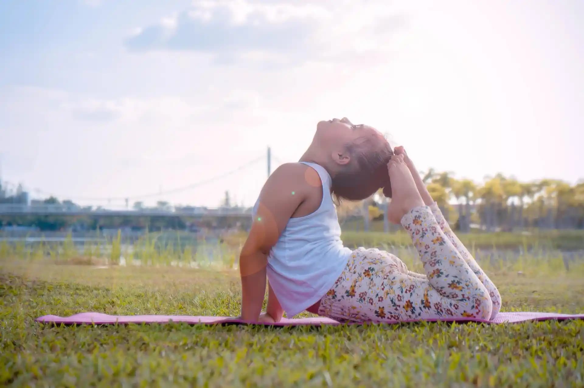 Restorative yoga pose